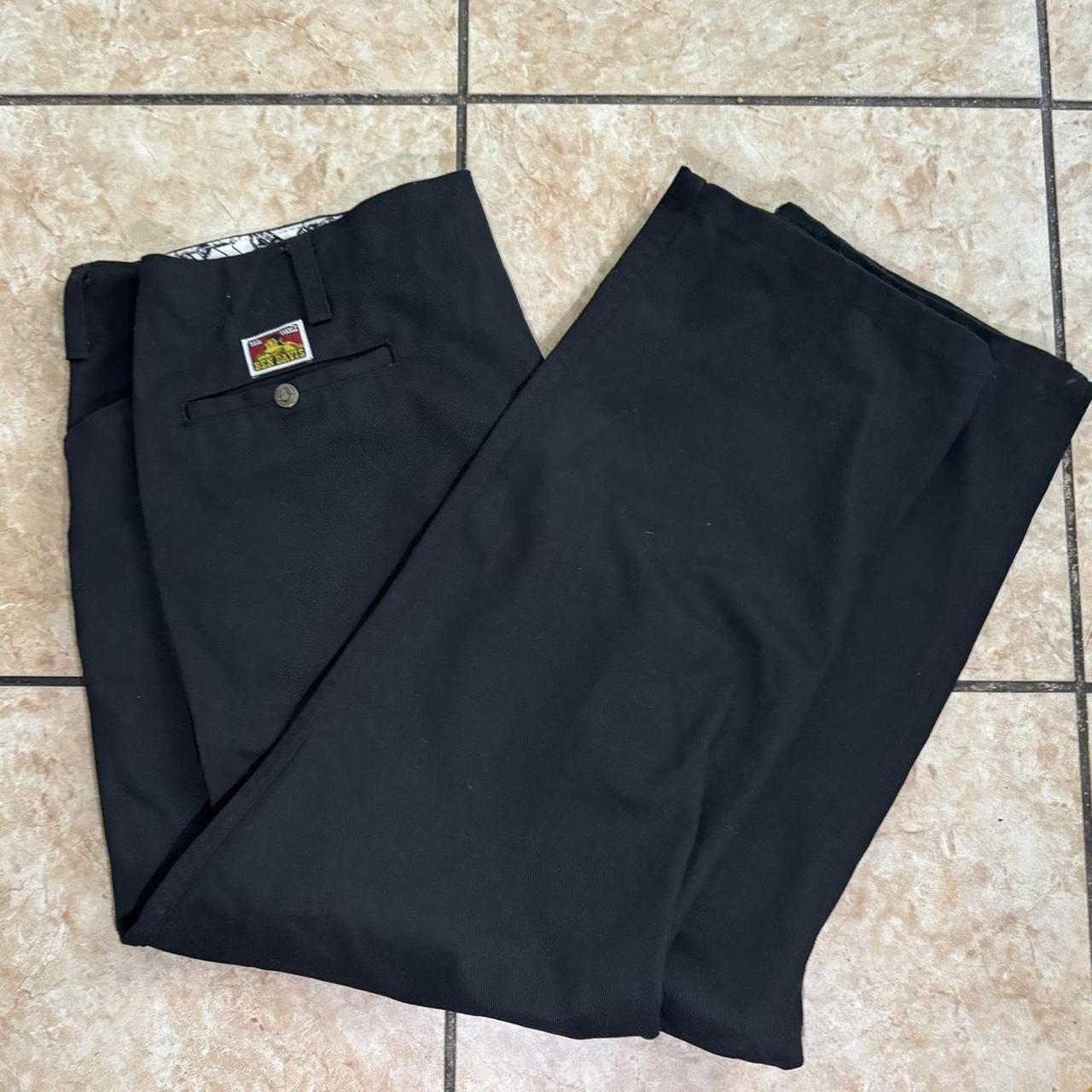 baggy black ben davis pants, (42W , 32L ) ⭐️ open... Depop
