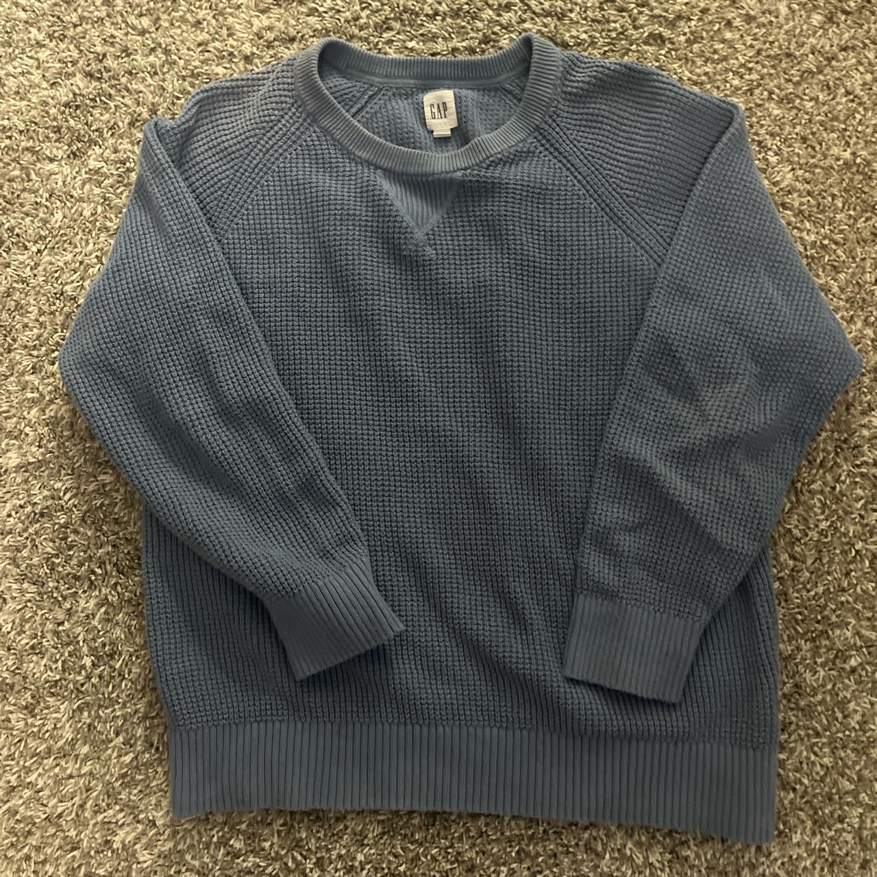 Gap waffle knit sweater Measurements available upon... - Depop