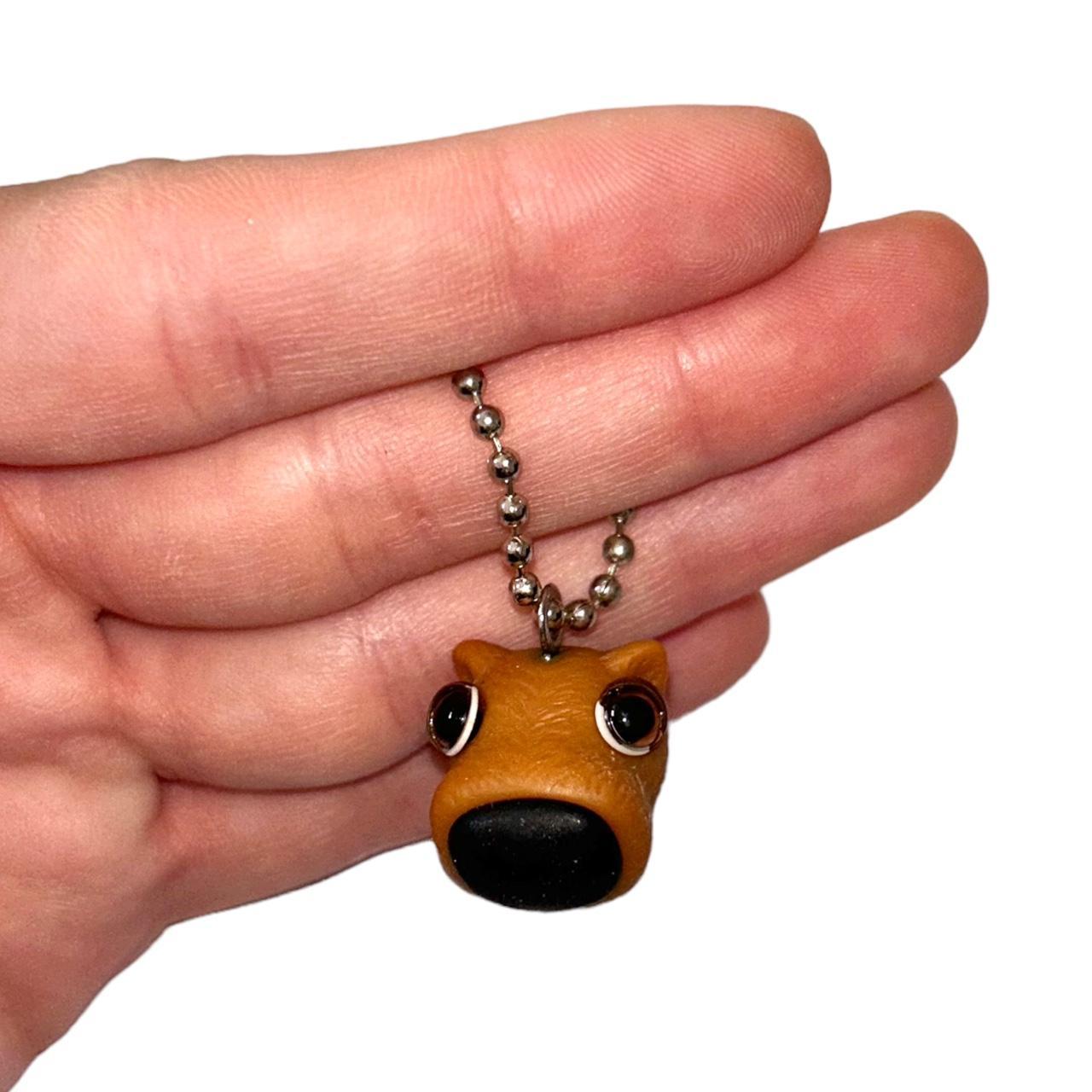 Y2K the dog keychain figure, Puppy has a yellow