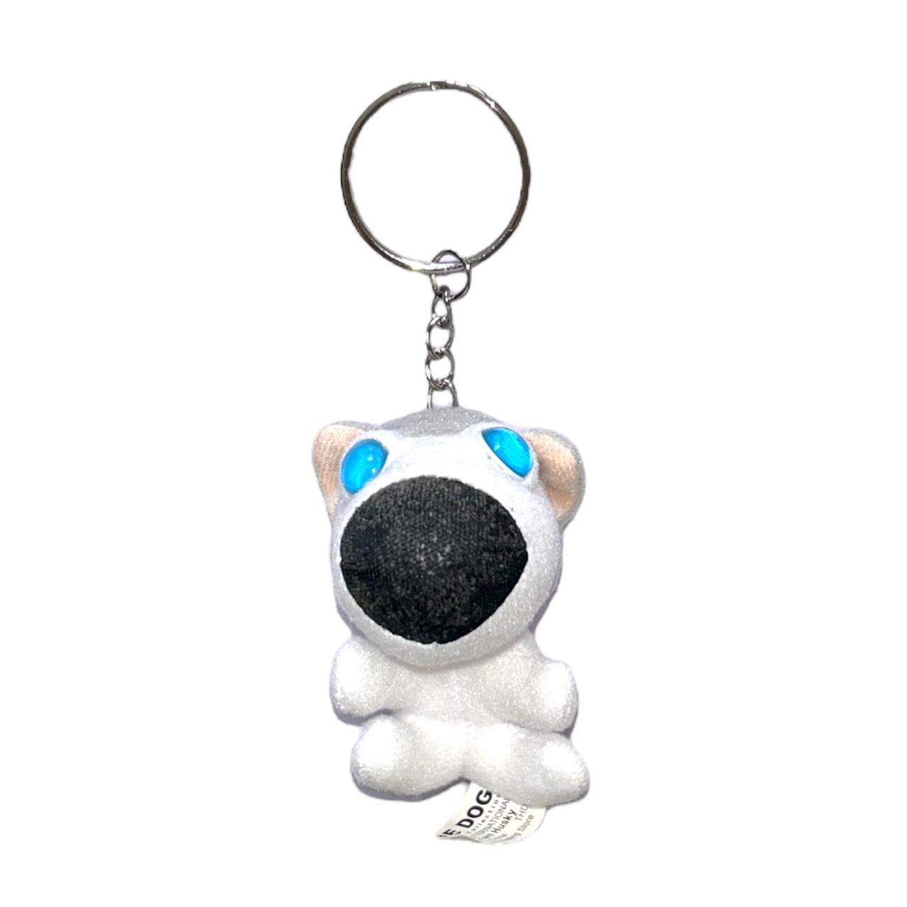 Y2K the dog keychain figure Puppy has a yellow - Depop