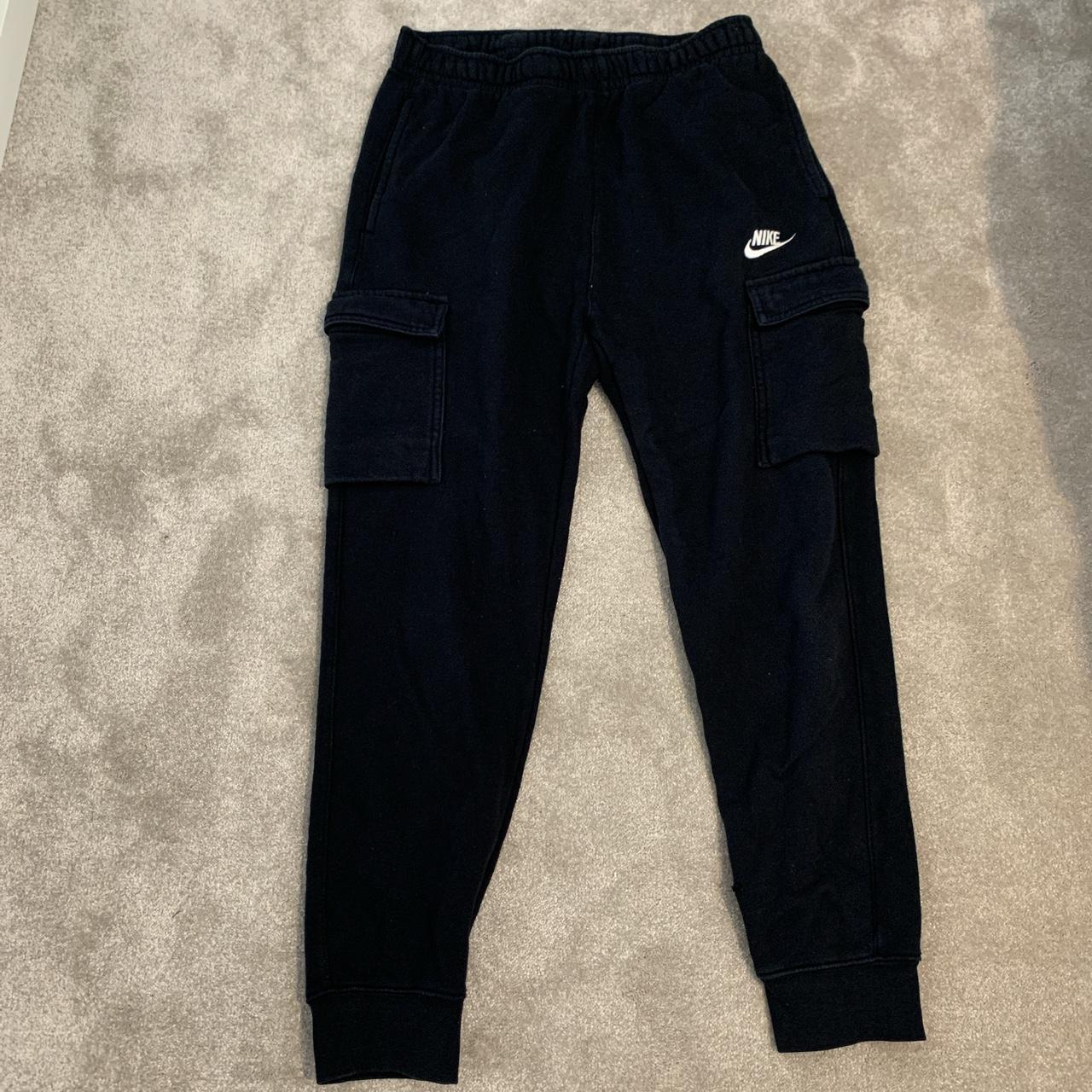 Nike black cargo joggers size S Great condition... Depop