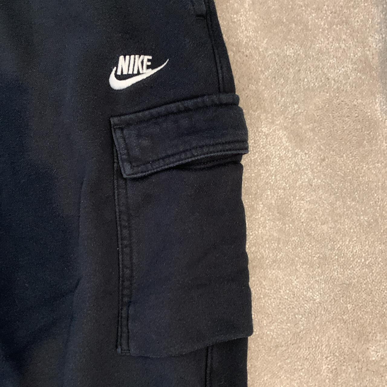 Nike black cargo joggers size S Great condition... Depop