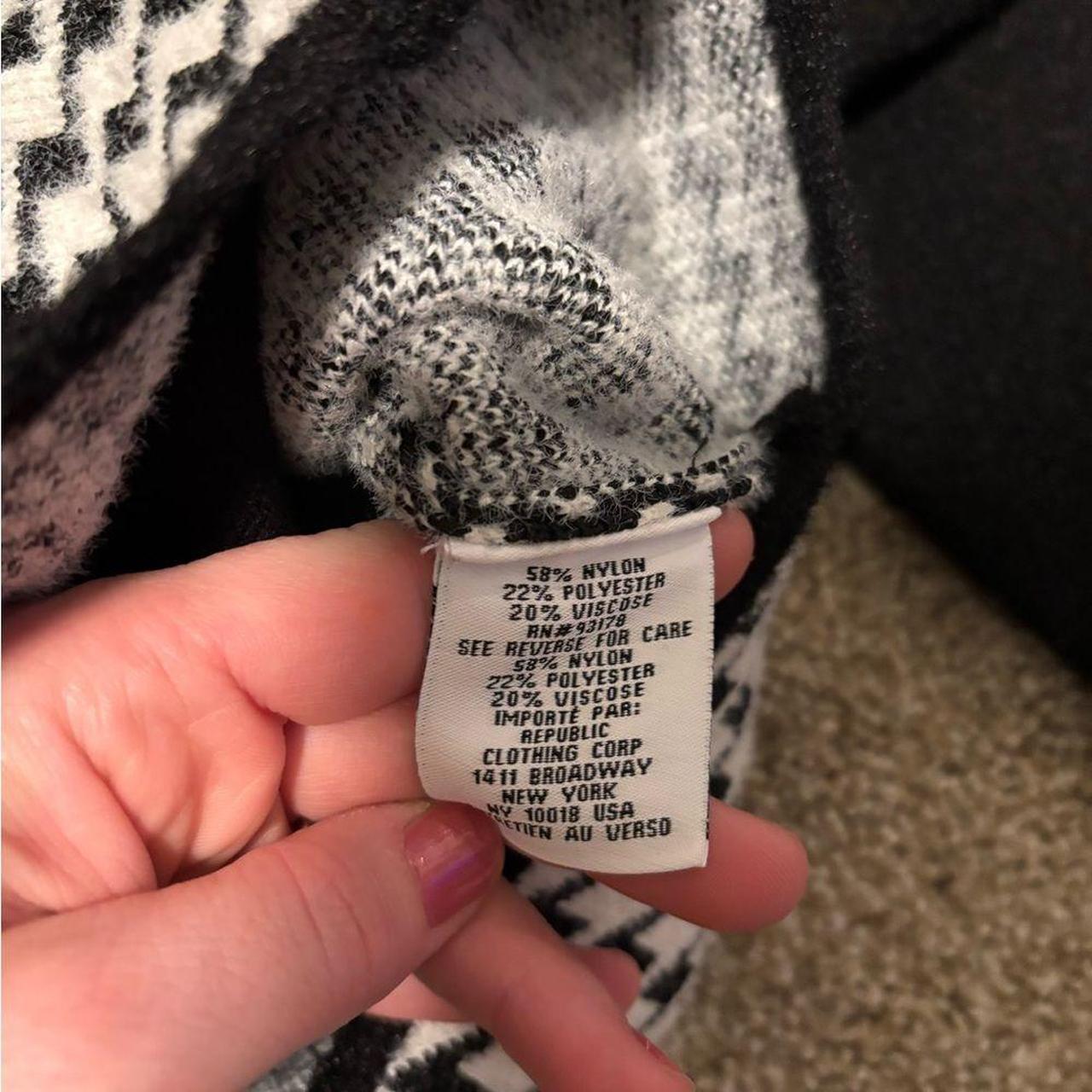 Source Unknown Women's Bomber Jacket - Black/Whit… - image 5