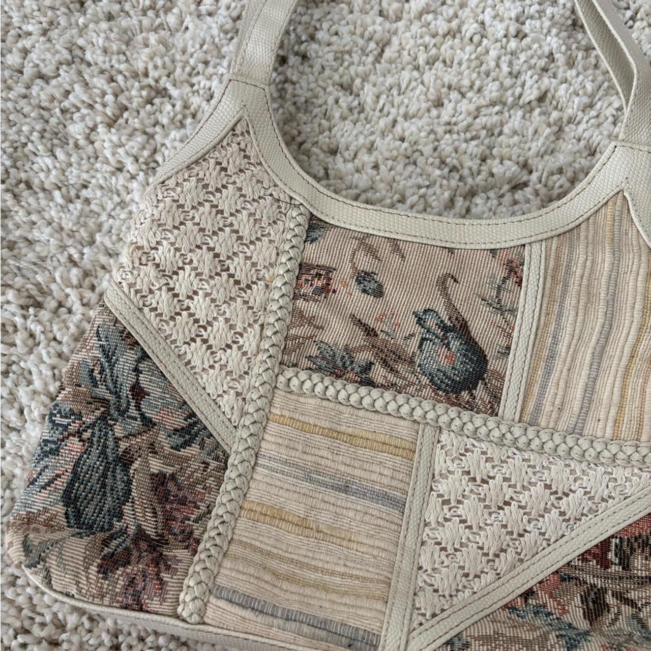 Source Unknown Women's Bag - Cream/White – Quilte… - image 3