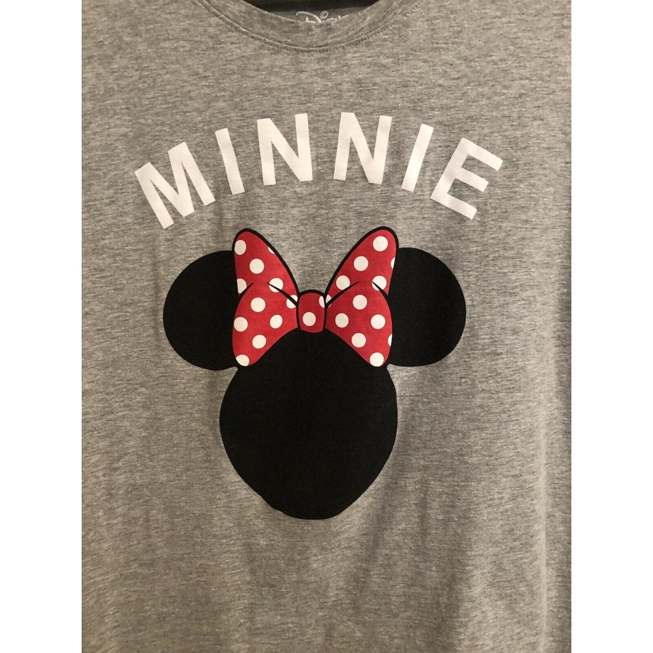 Disney Women Plus Size 2X Minnie Gray Graphic Print - Depop