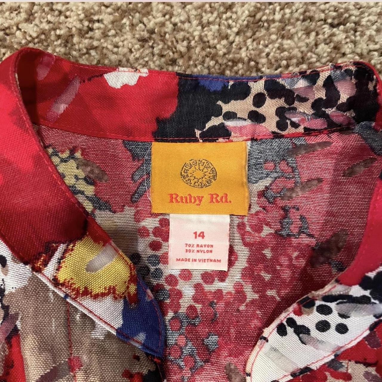 Ruby Rd. Women's Blouse - Multi/Red - 14 – Ruby R… - image 2