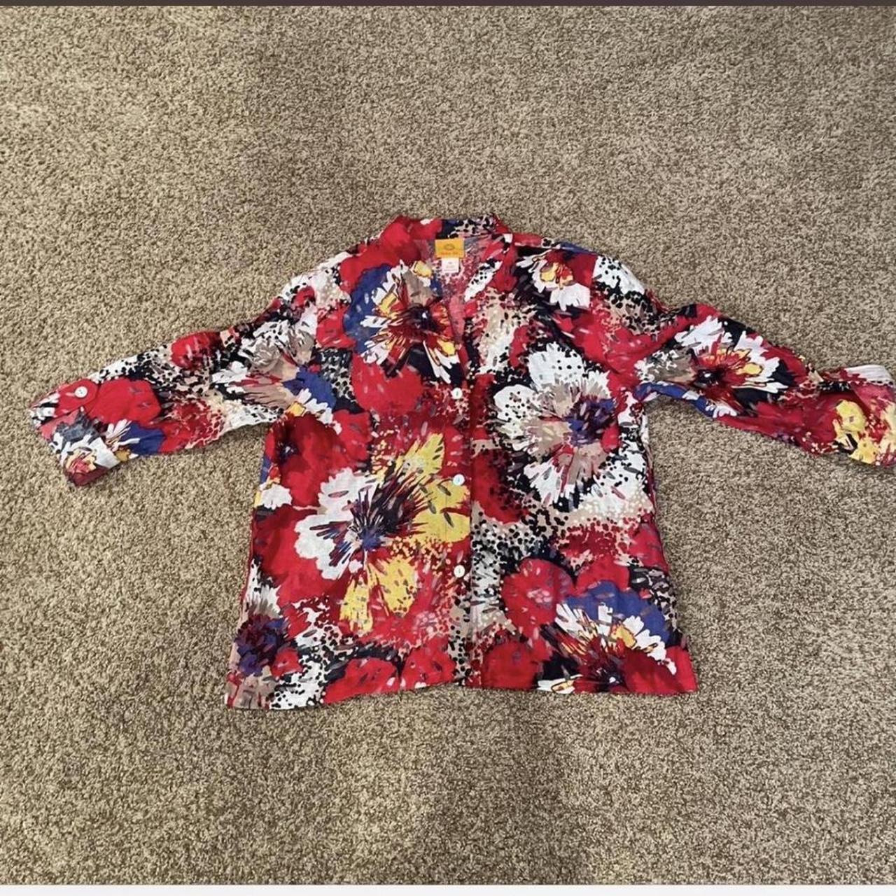 Ruby Rd. Women's Shirt - Multi/Red - 14 – Ruby Rd… - image 1