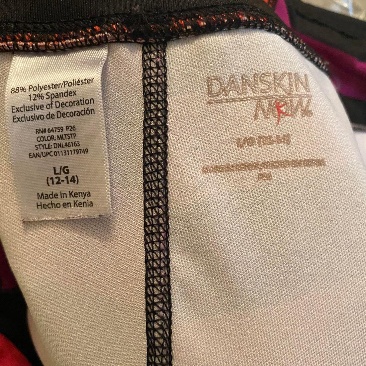 EUC Danskin striped activewear leggings Size Large - Depop