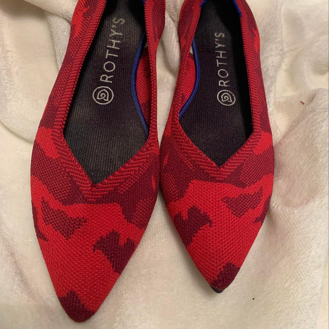 rothys red camo point