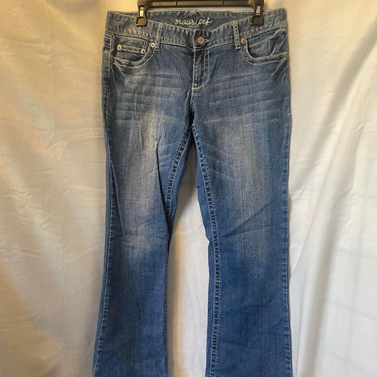 EUC Maurices Blue Jeans Size 9-10 Short Boot Cut - Depop
