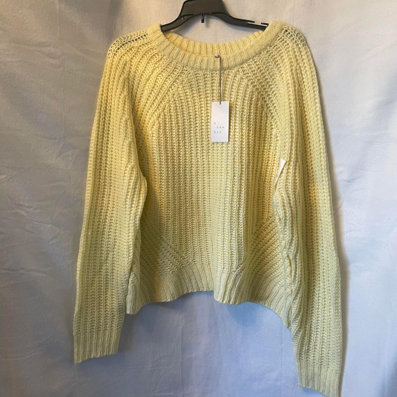 NWT A New Day Yellow Sweater Size 2X - Depop