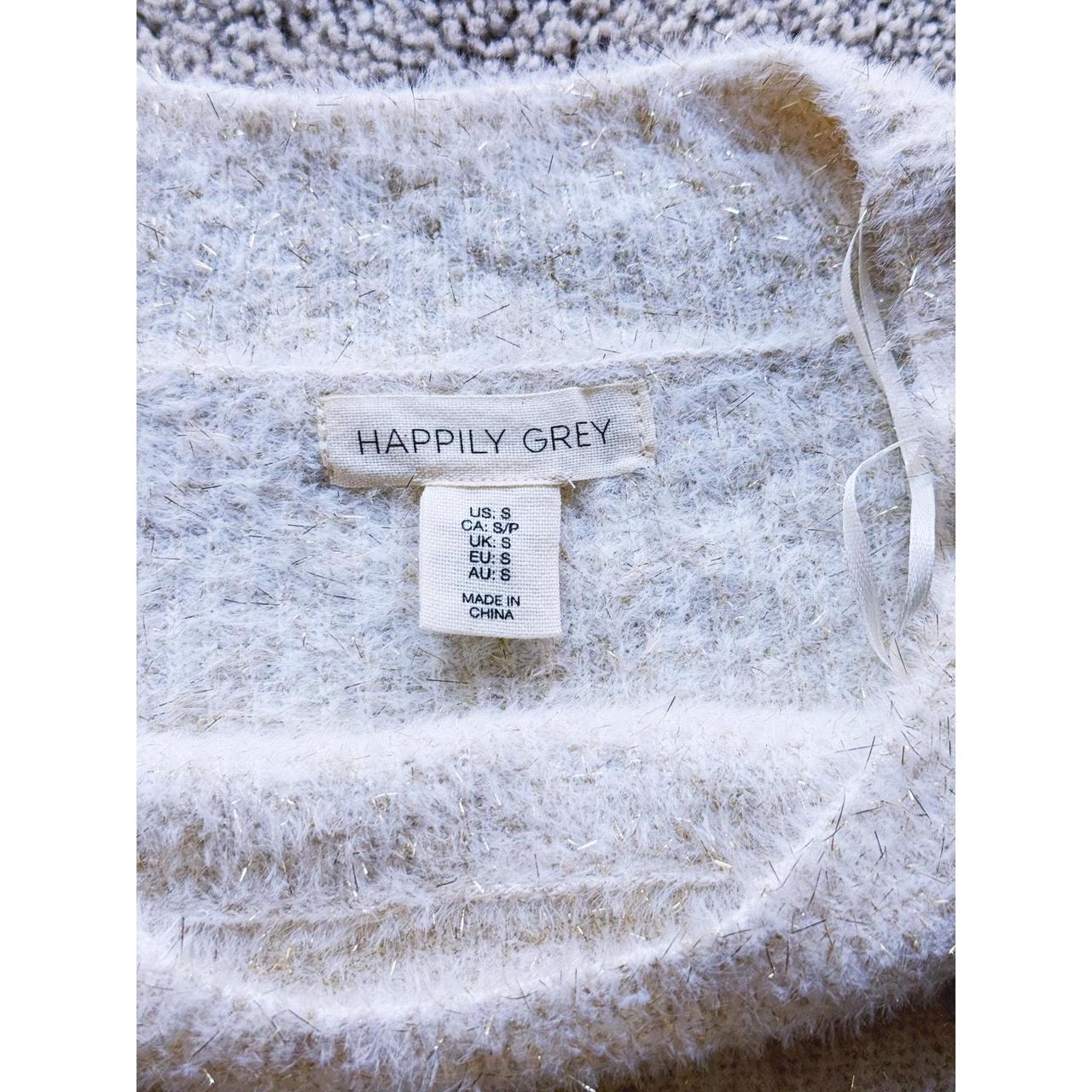 Source Unknown Women's Sweater - Cream/Gold - S –… - image 4