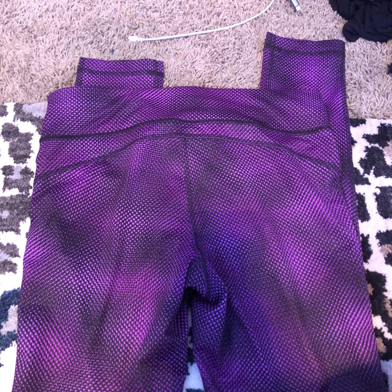 Xersion medium fitted purple scale patterned - Depop