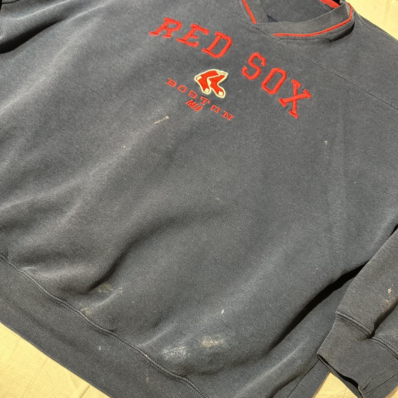 90's Red Sox MLB crew neck Lee sports base great - Depop
