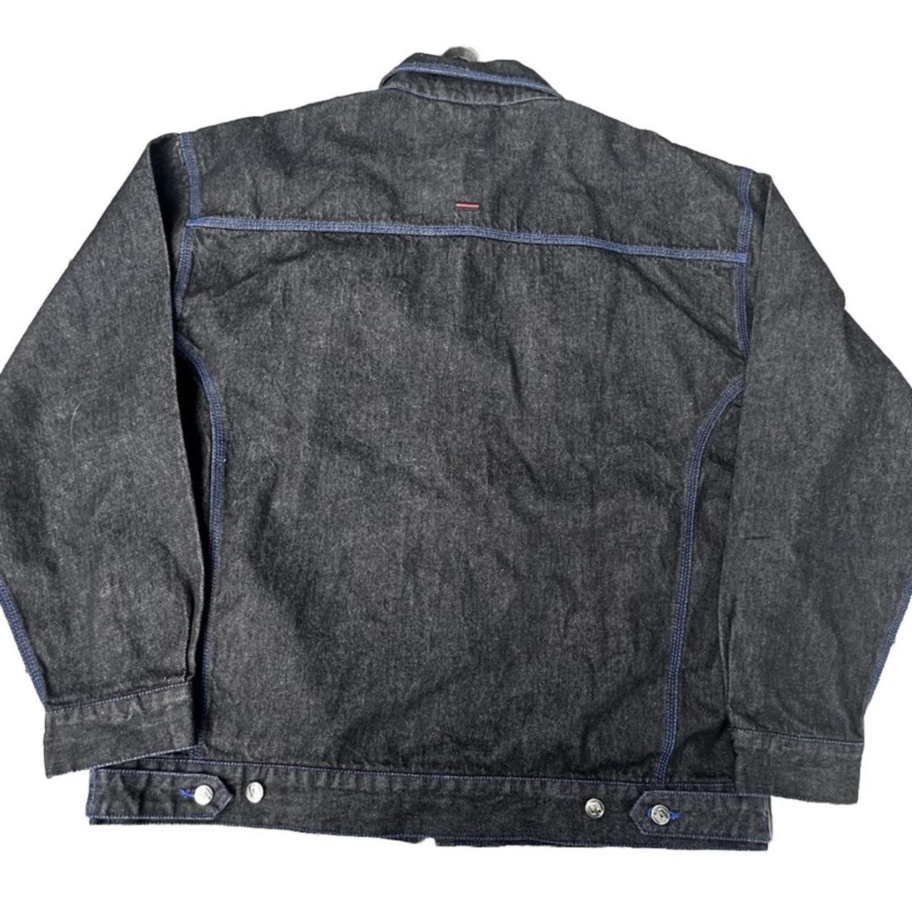 Vintage Fubu Denim Jacket Men’s XL Dark The... - Depop