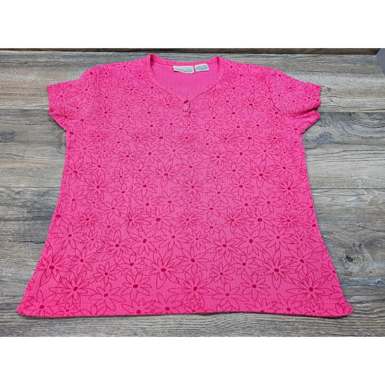 Basic Editions Women's Blouse - Pink - S – Basic … - image 1