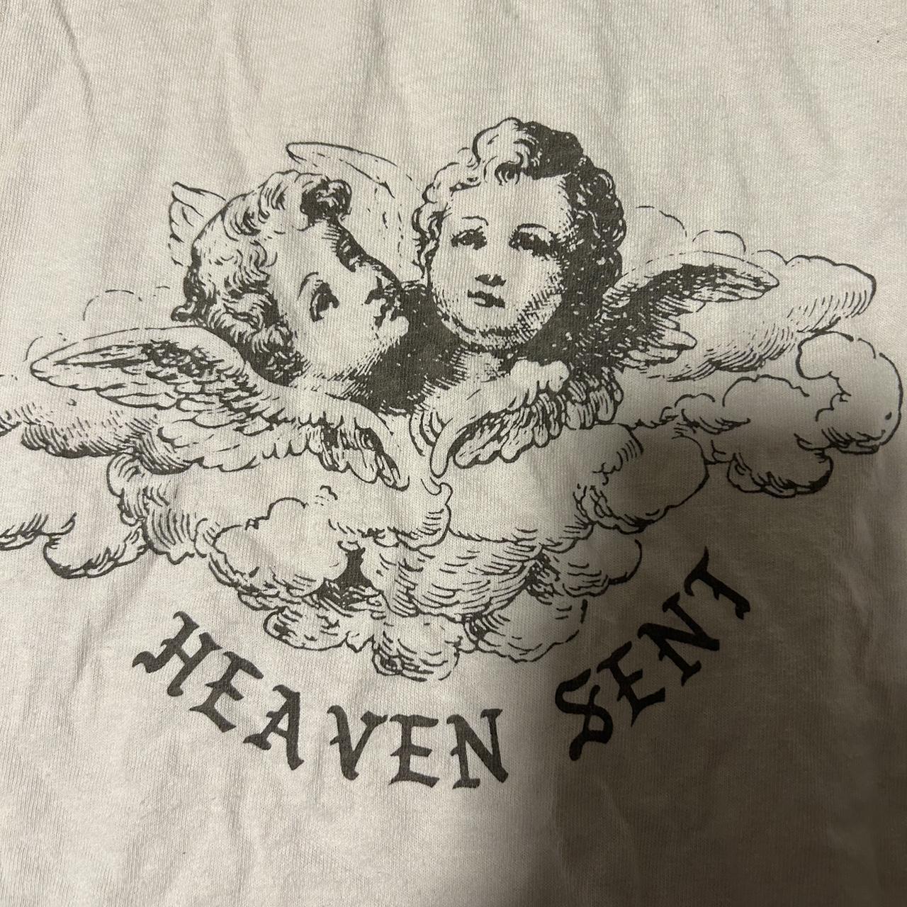 Brandy Melville Heaven Sent Angel Tee • One size,... Depop
