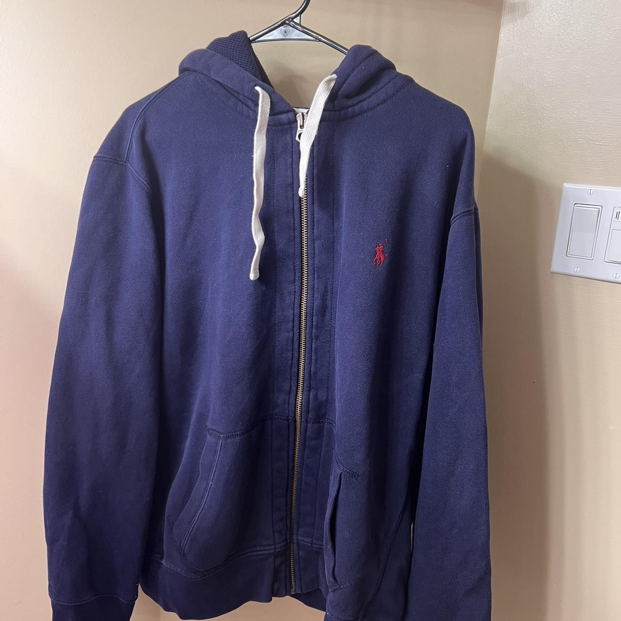 Polo Ralph lauren Hoodie Zip up Size XL - Depop