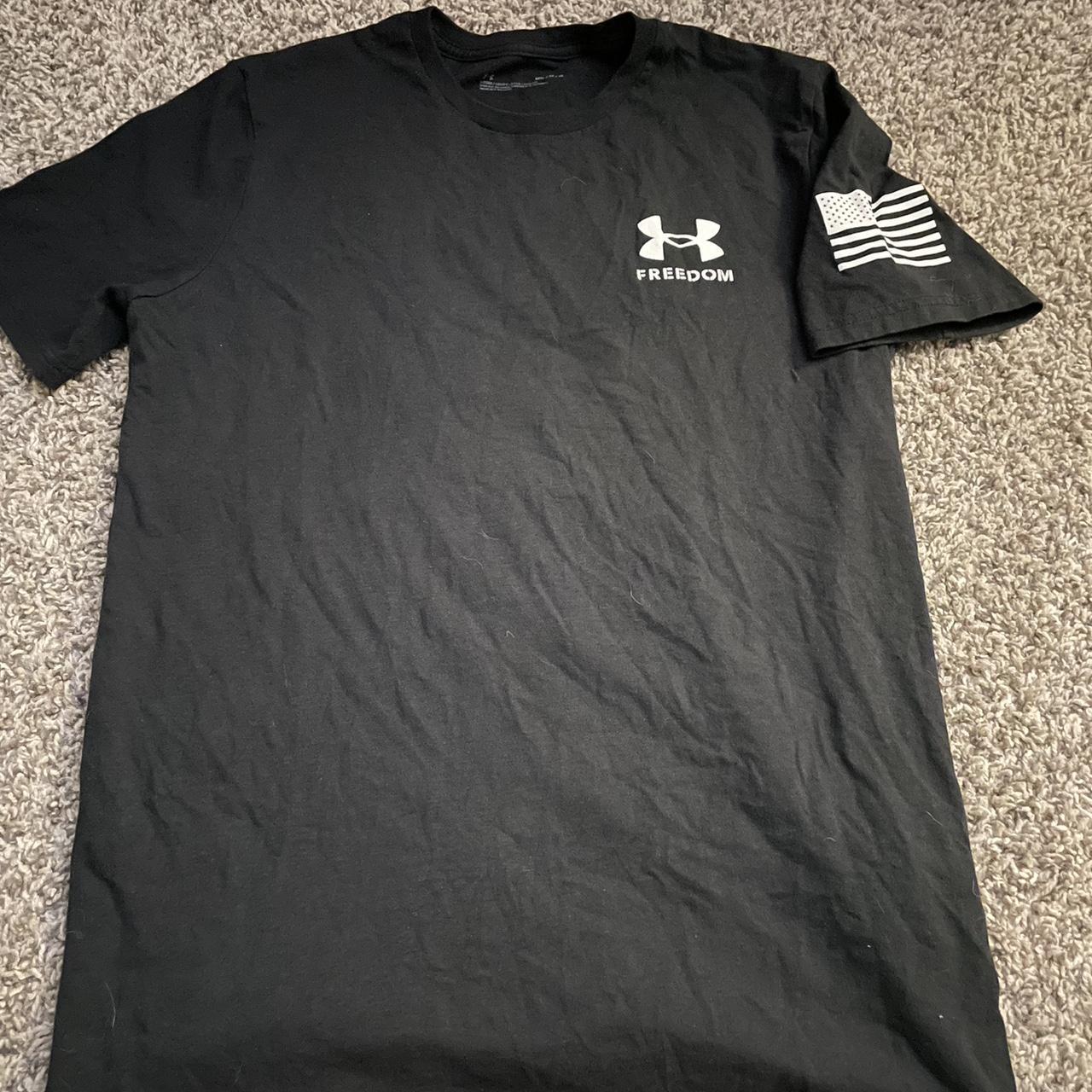 Under Armour Men's Black and White T-shirt