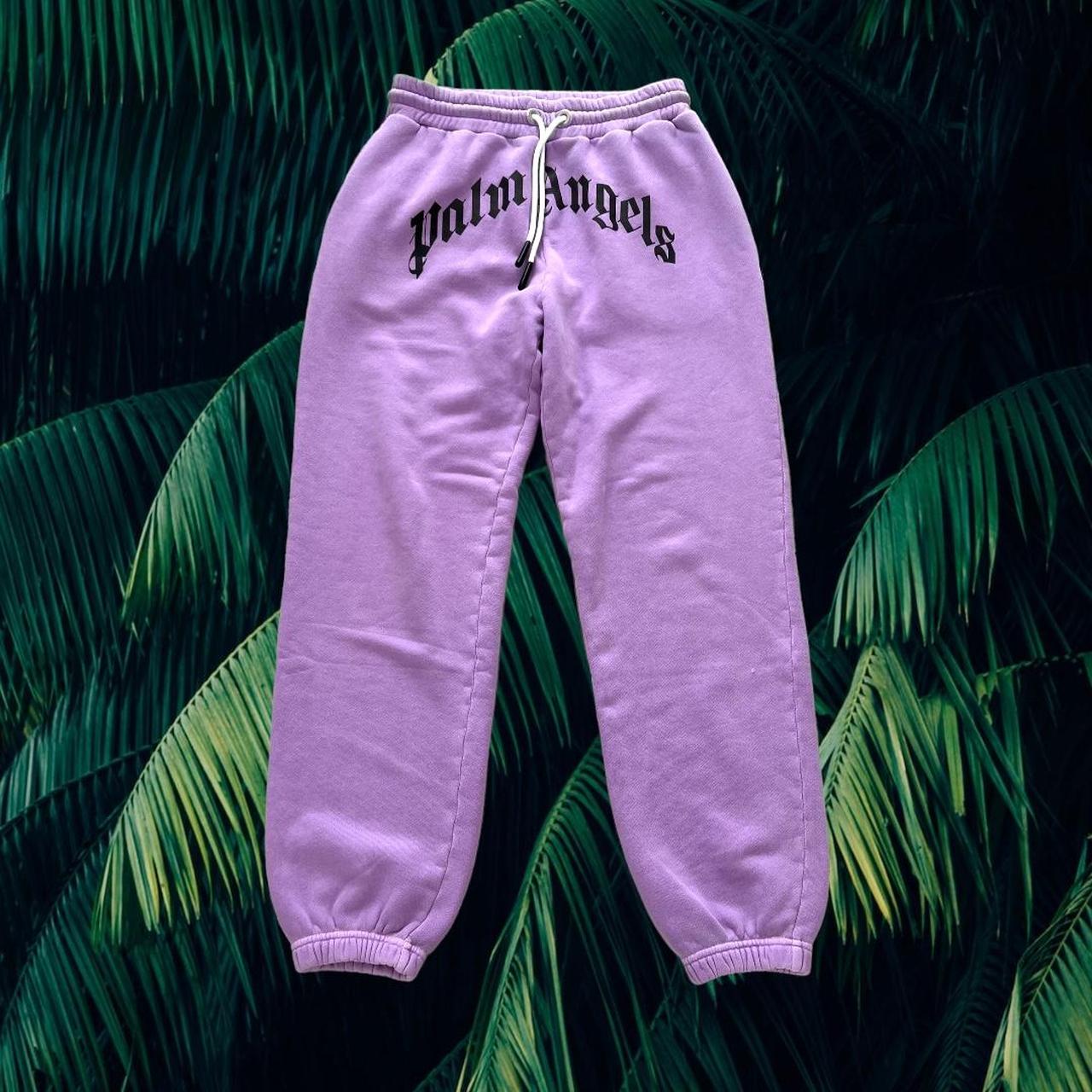 Palm Angels Women's Purple and Black Joggers-tracksuits