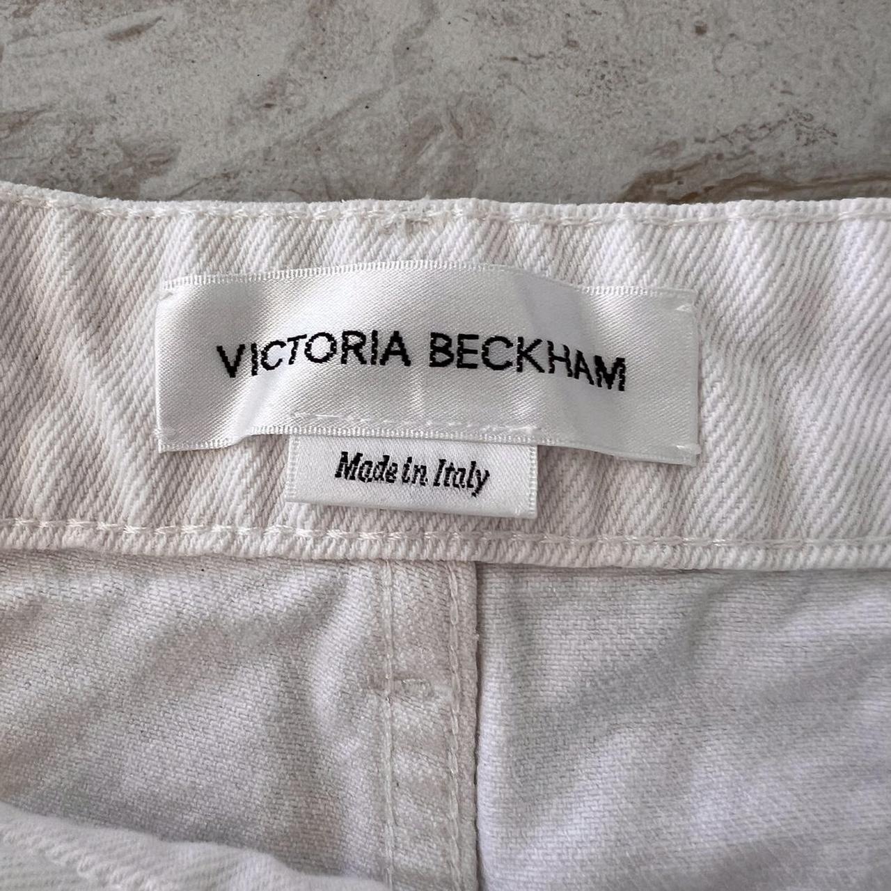 Victoria Beckham Women's White Jeans | Depop