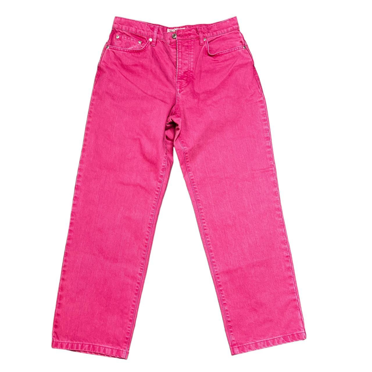 bigol STUSSY コーデュロイ ワークパンツ ピンク Stussy Pink “Big Ol” Denim Pant Size: 30” Waist: | Depop