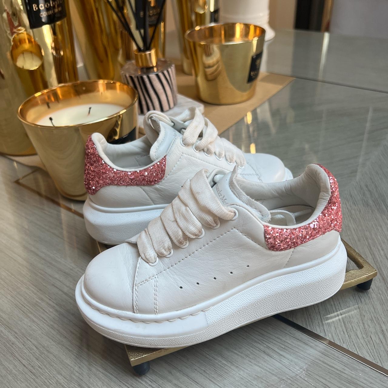 Pink and white alexander mcqueen's online