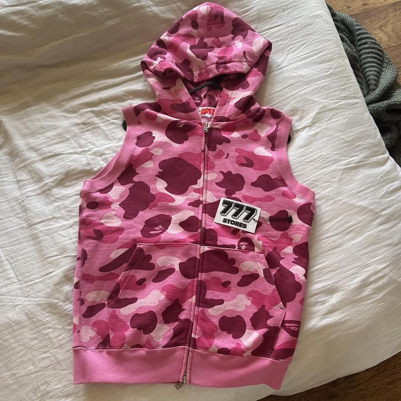 BAPE Sleeveless Hoodie, bought from Triple7Stores in... - Depop