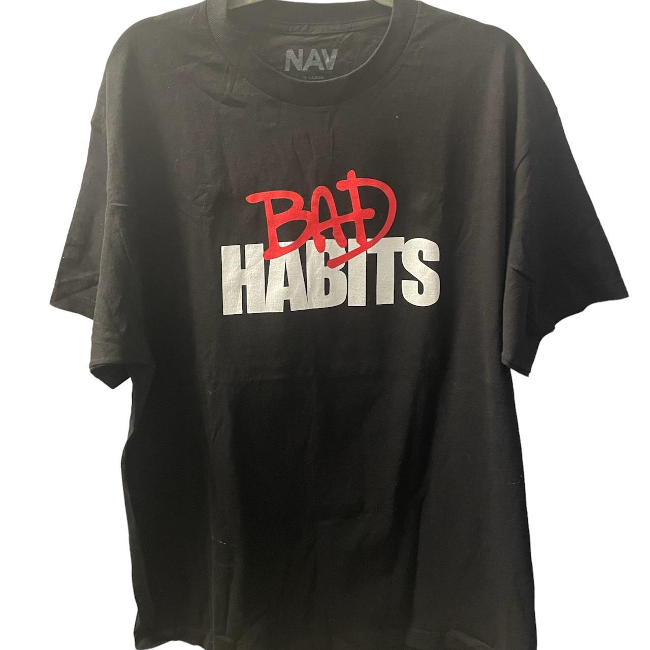 Vlone bad habits t shirt sale