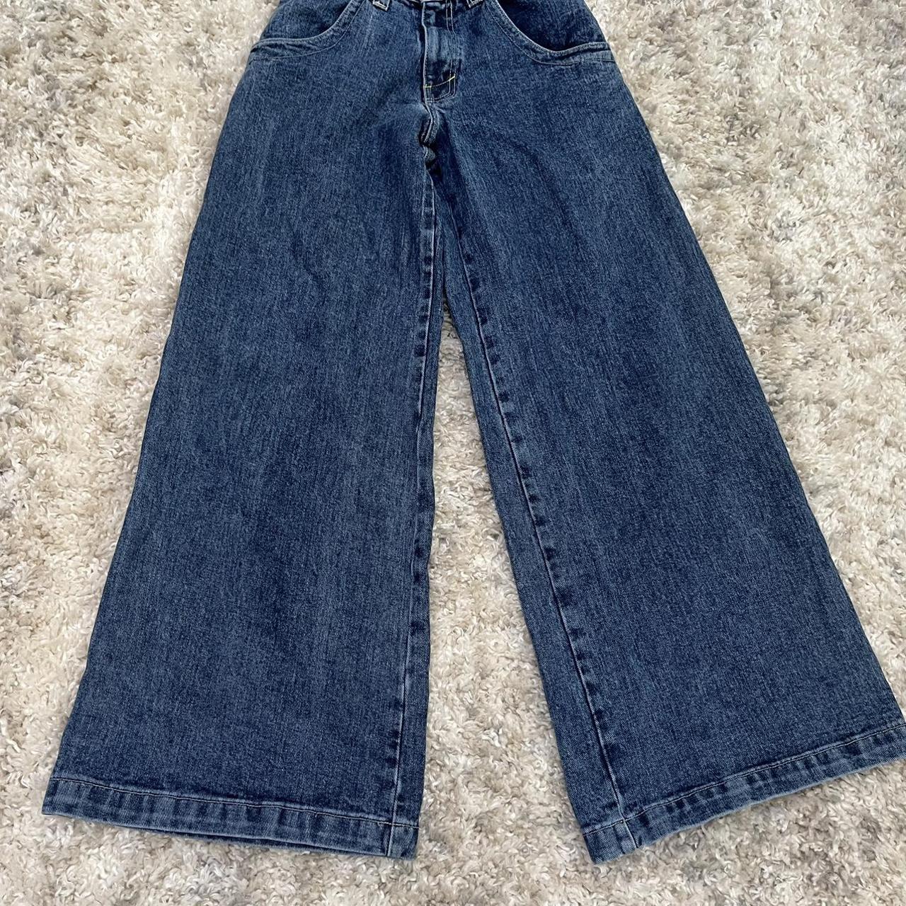 Size 28 jnco jeans embroidered big pockets #jnco... - Depop