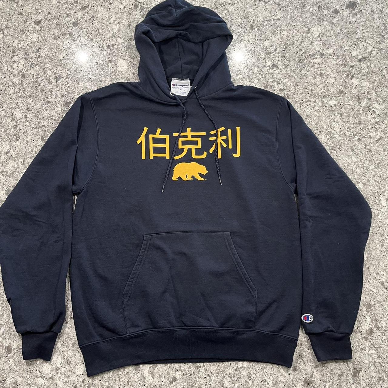 UC Berkeley champion hoodie Men s M Lightly used Depop