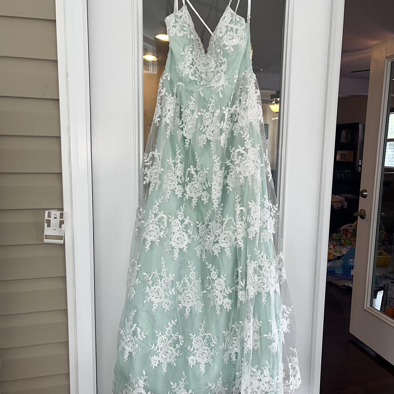 Macy's mint 2024 green dress