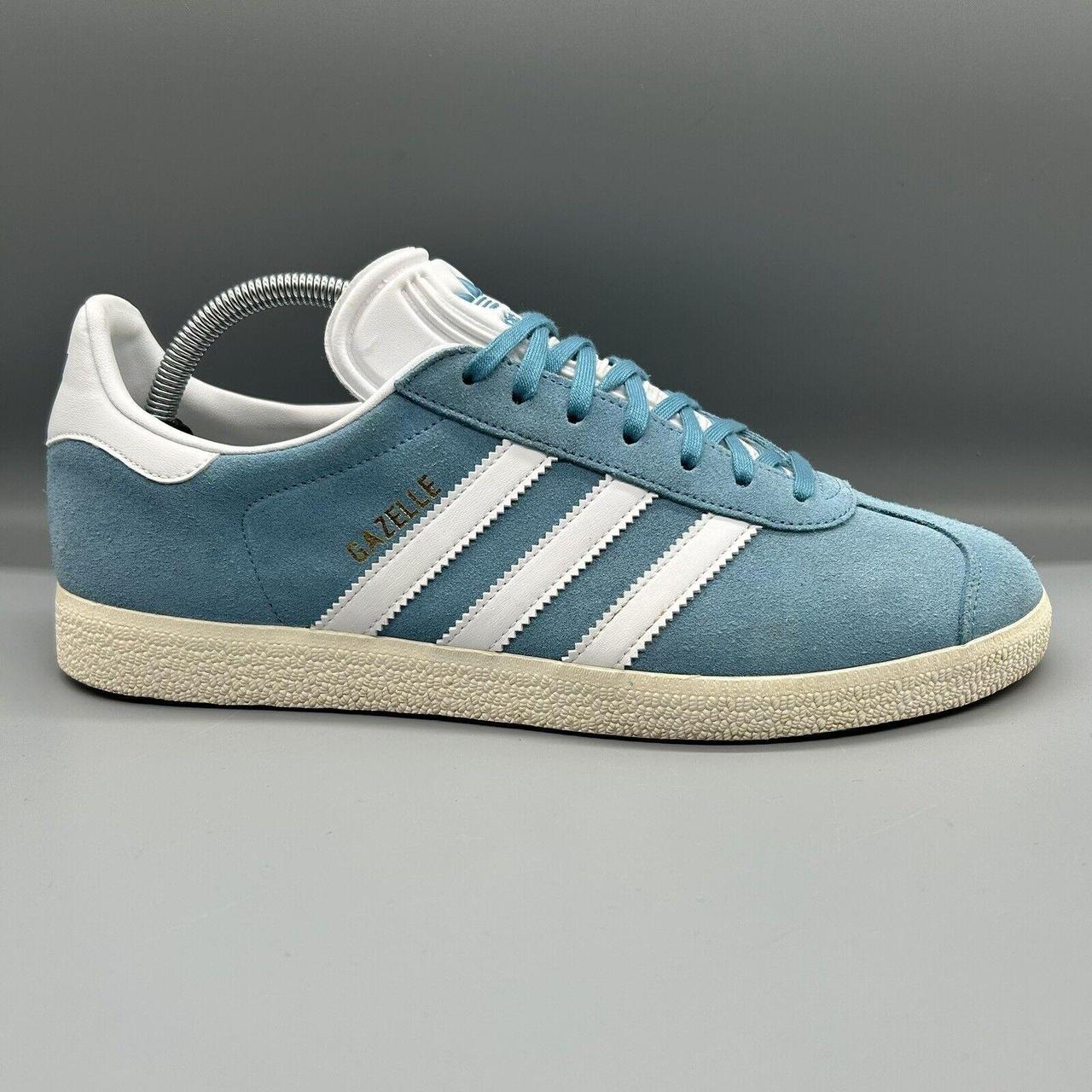 Adidas Gazelles - Fresh Blue/ White - BZ0022 -... - Depop