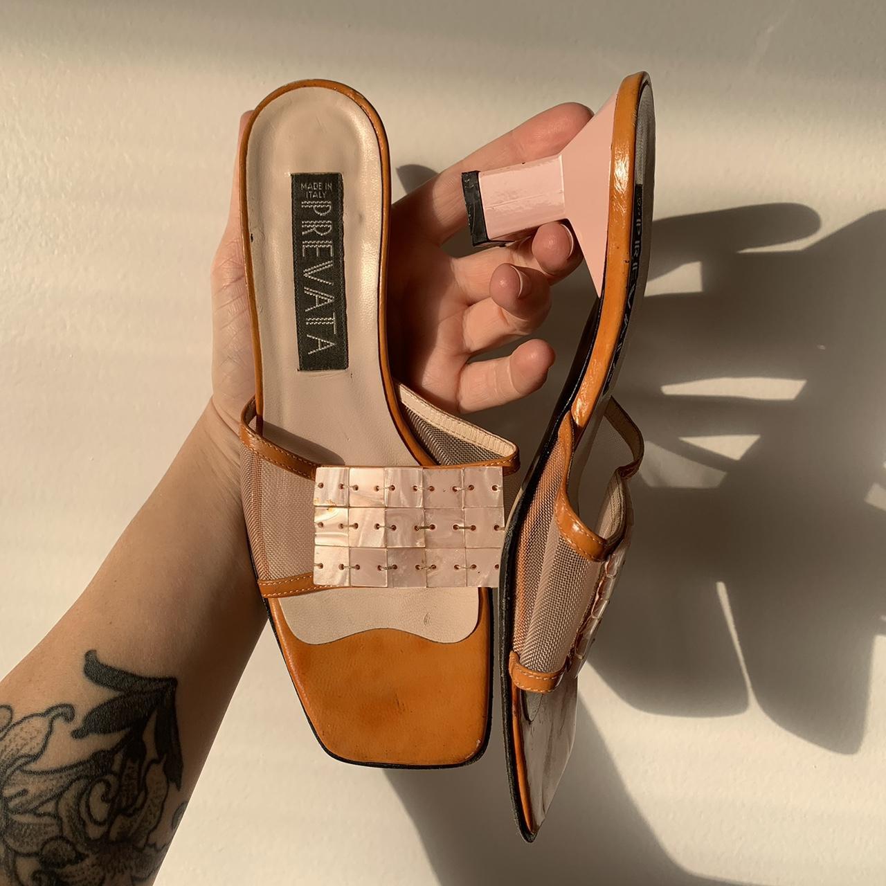 Women's Orange and Pink Footwear | Depop