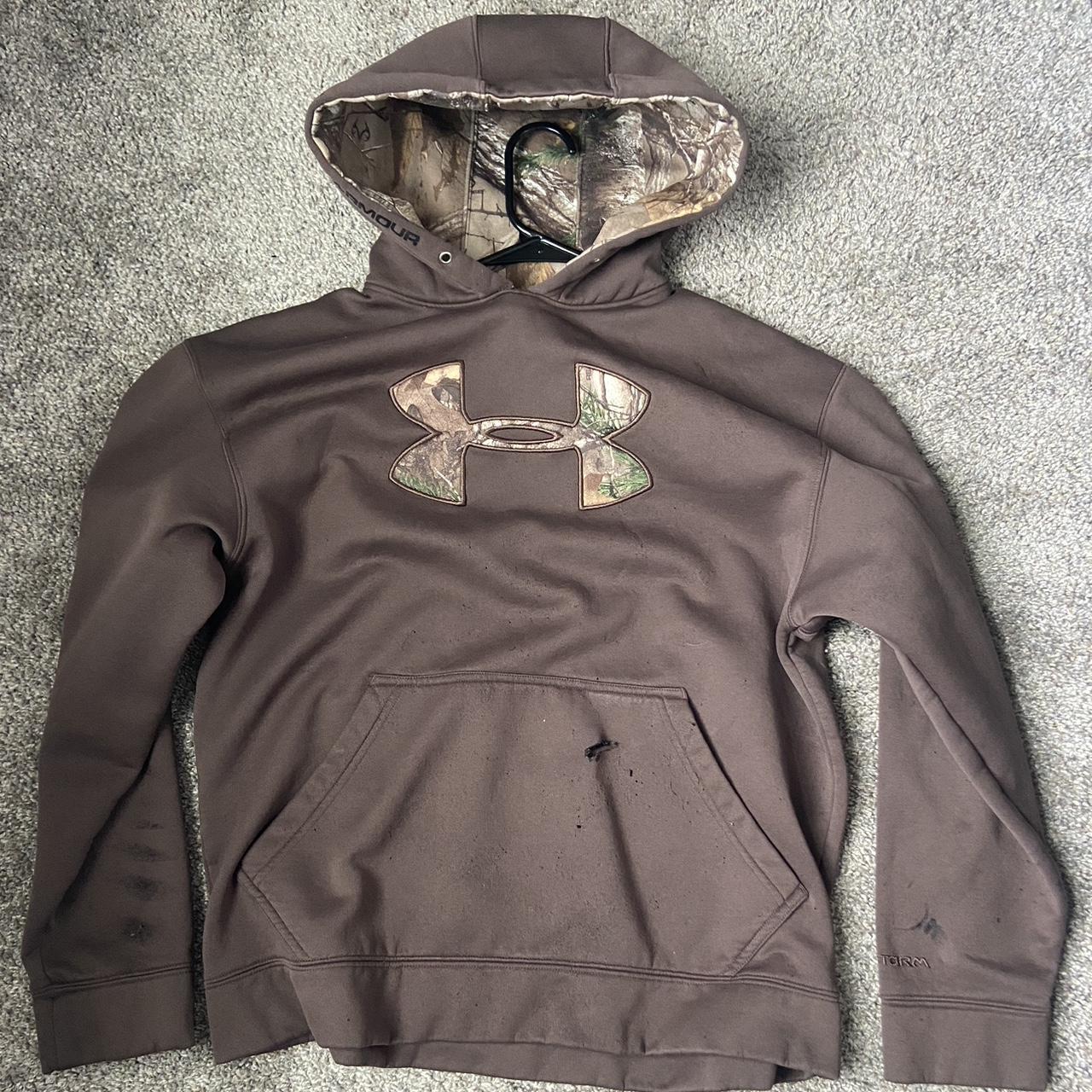 Mens camo clearance under armour hoodie