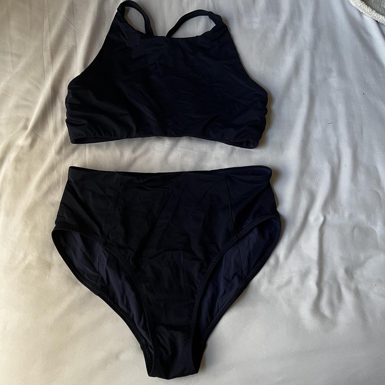 Athleta Bikini TOP - NWT Athleta High Neck Bikini... - Depop