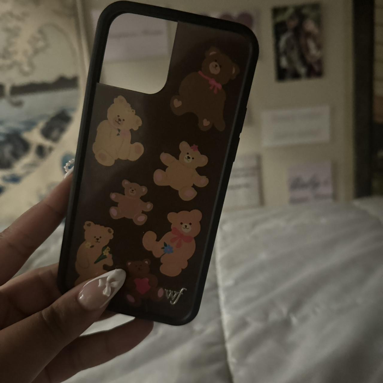 Wildflower Bear y Cute Case for IPhone Depop