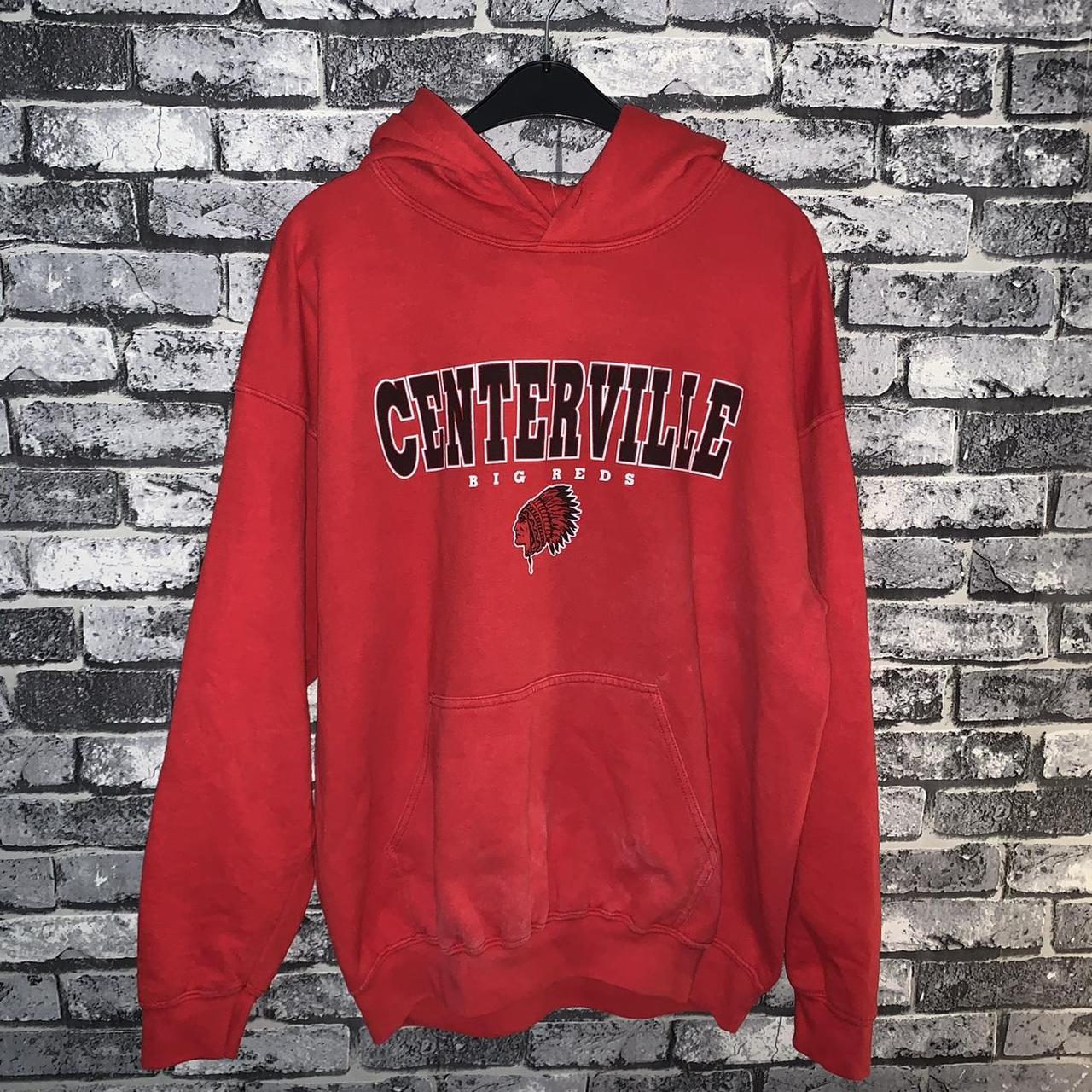 Here we have a vintage centerville big reds hoodie!... - Depop