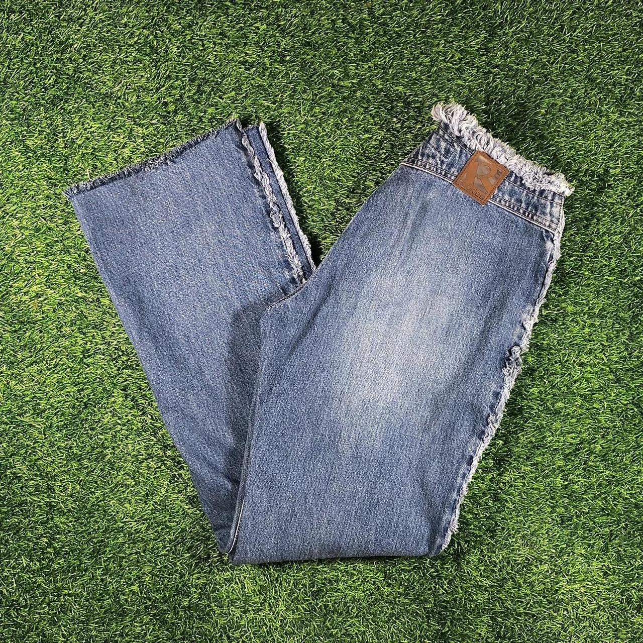 Super cool Rockies fringe denim jeans ⛰️ Slim fit... - Depop