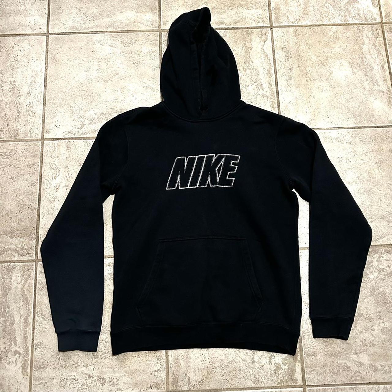 Nike Spellout Pullover Hoodie Size Medium Good... - Depop