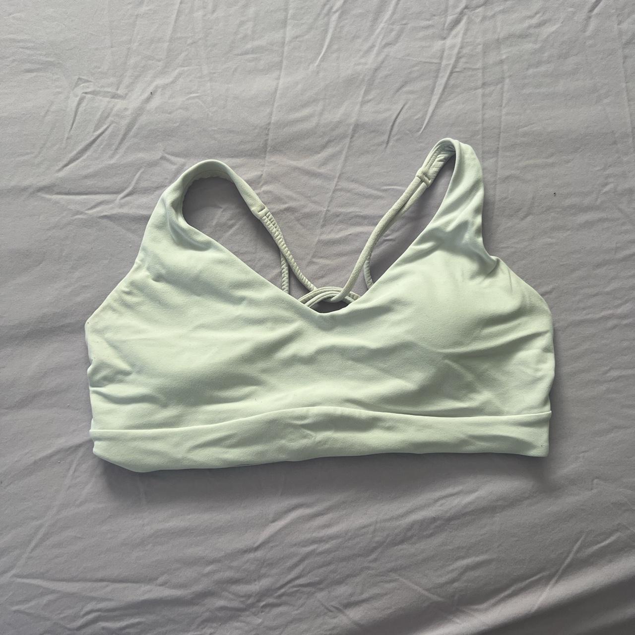 Athleta Women's White Bra Depop