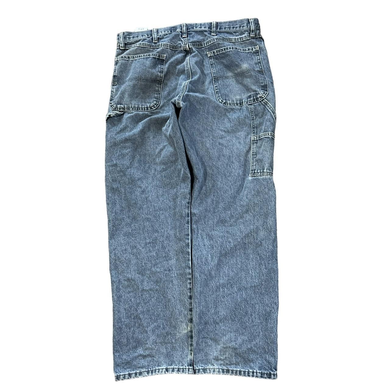 Baggy wrangler carpenter faded jeans 🔥 .nice fade... - Depop
