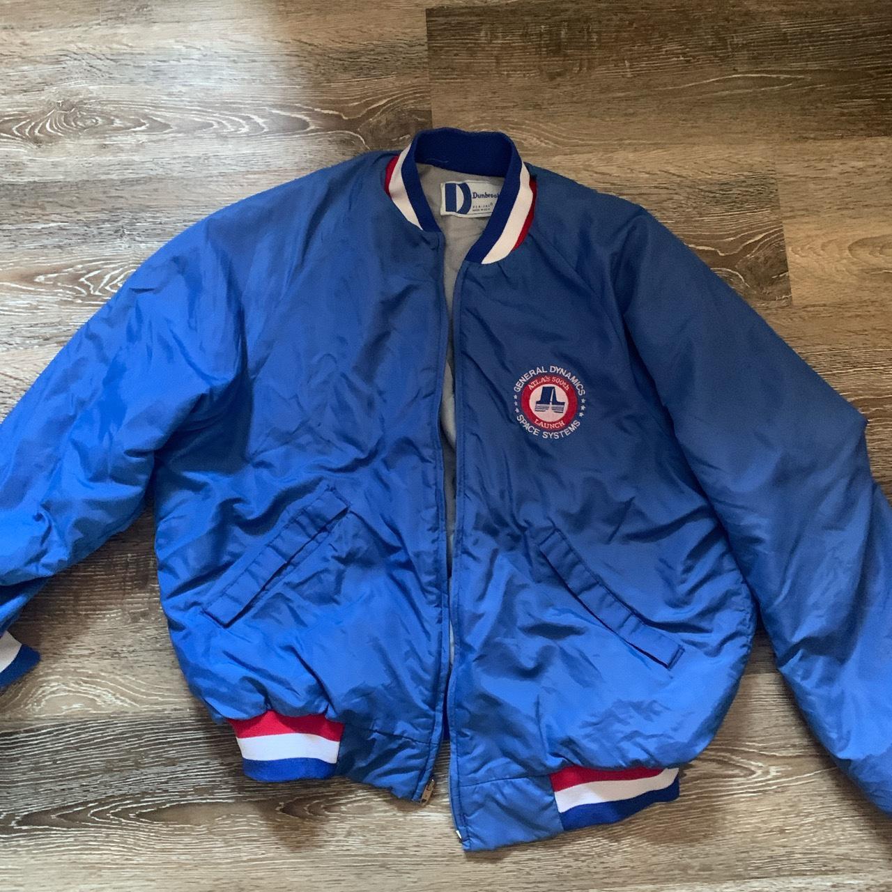 Vintage Men's Bomber Jacket - Blue - L