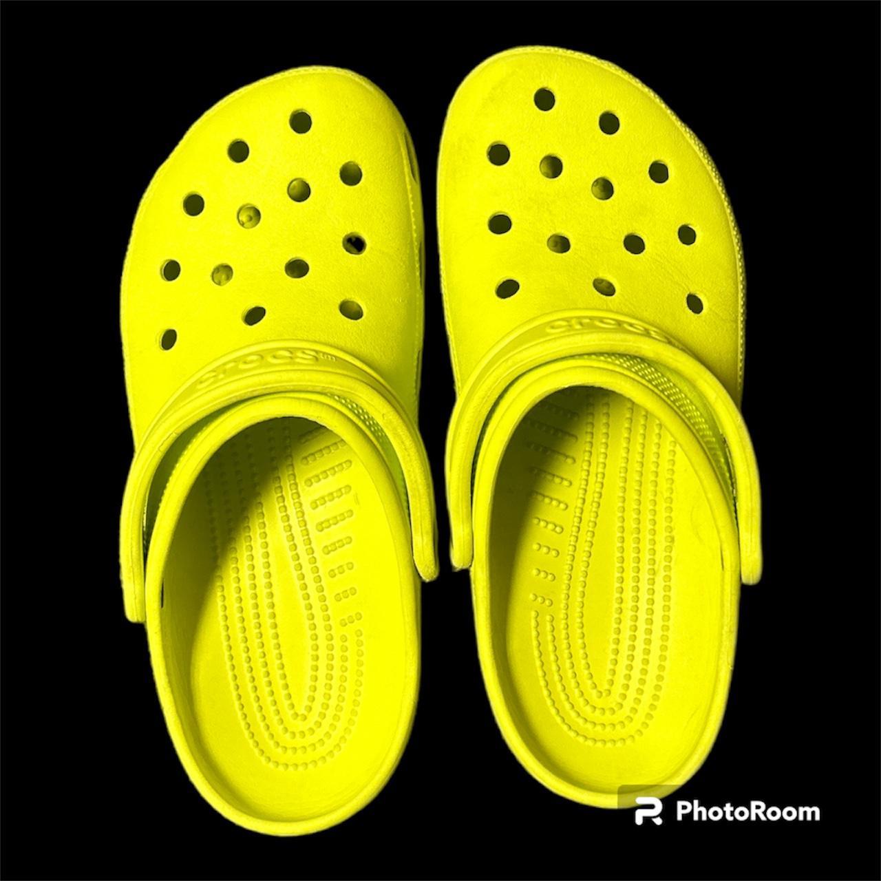 Yellow crocs size sales 9