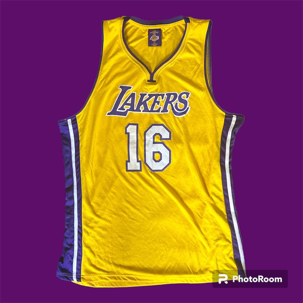 Pau Gasol Lakers Jersey Retirement XL Paul Gasol Retirement