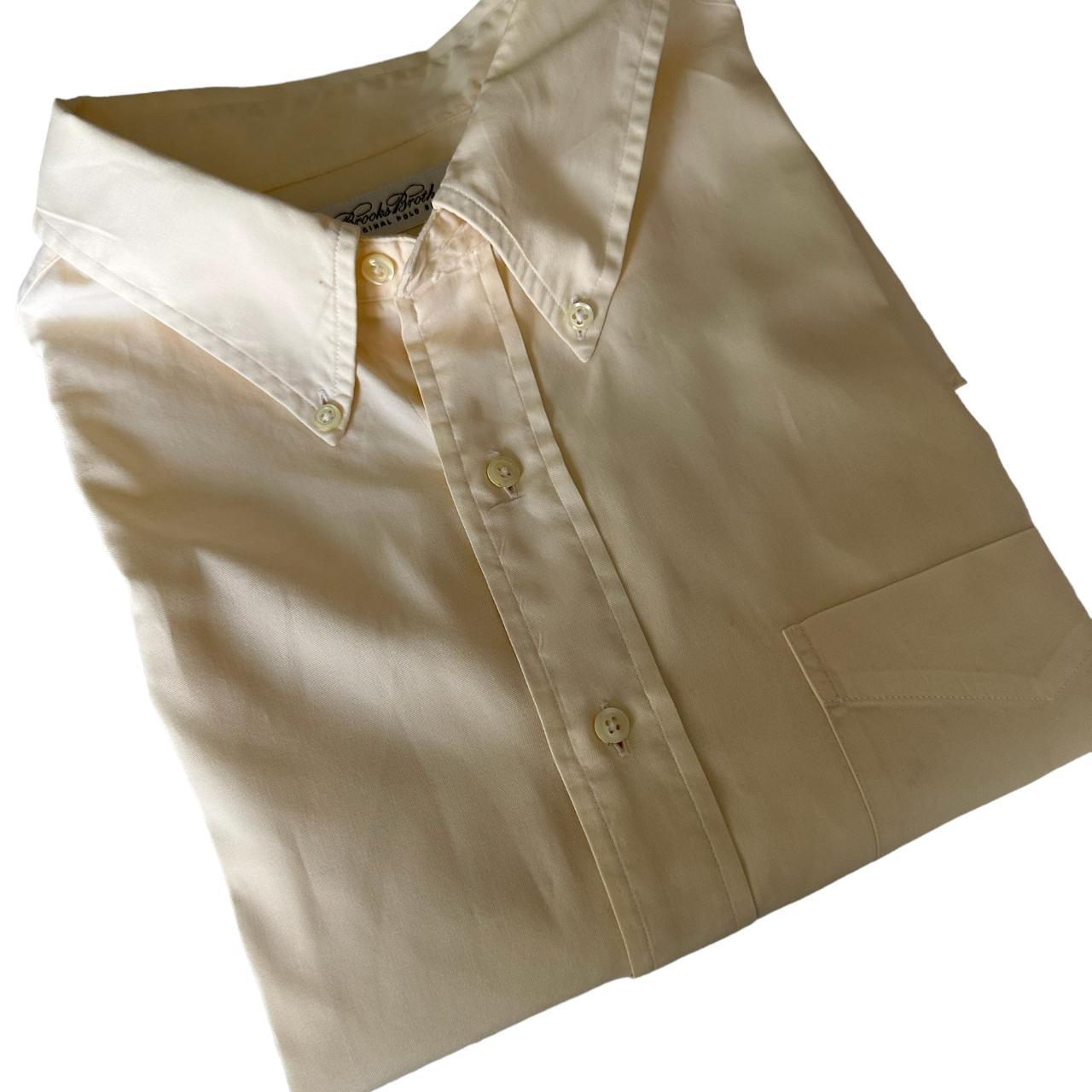 Brooks Brothers Men's Yellow Shirt Depop