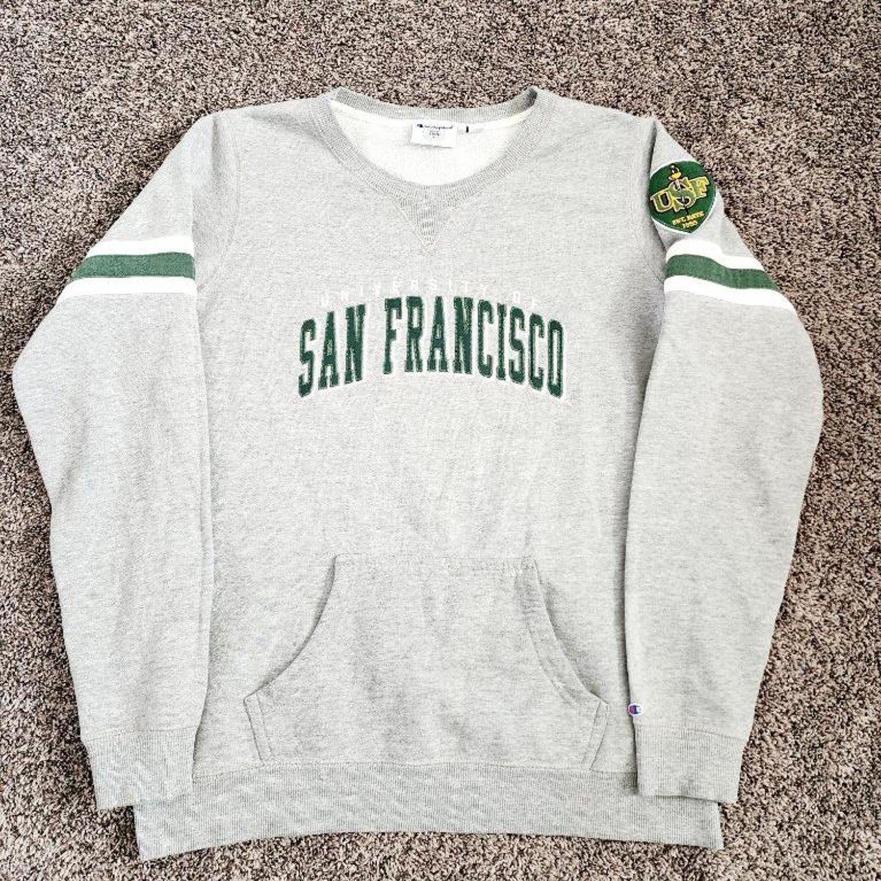 San Francisco 49ers crewneck -one of a kind cross - Depop