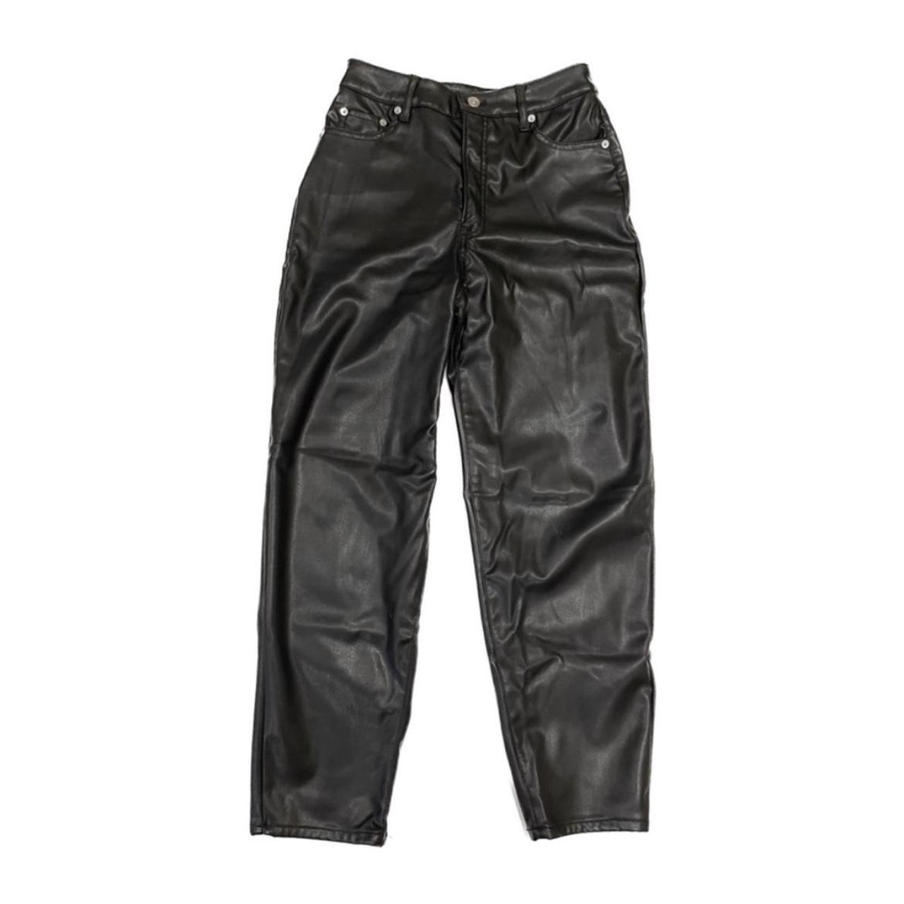 Faux leather pants on sale h&m