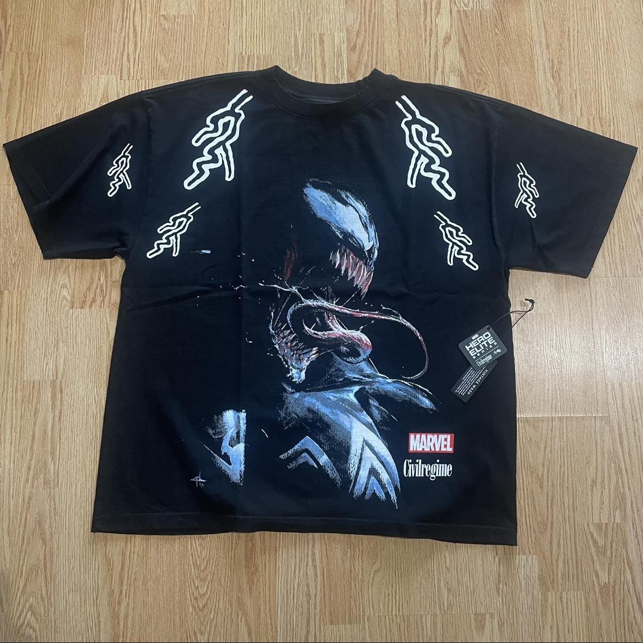 Brand new civil regime venom oversized t shirt size... - Depop