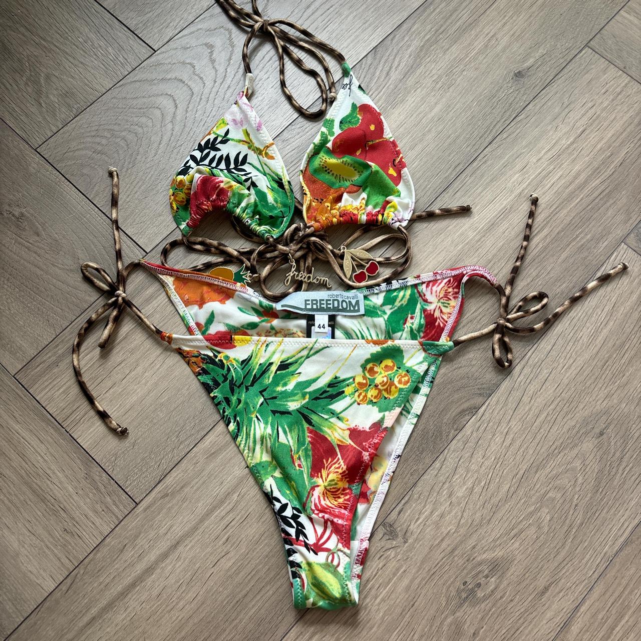 The cutest Roberto Cavalli freedom bikini with... - Depop